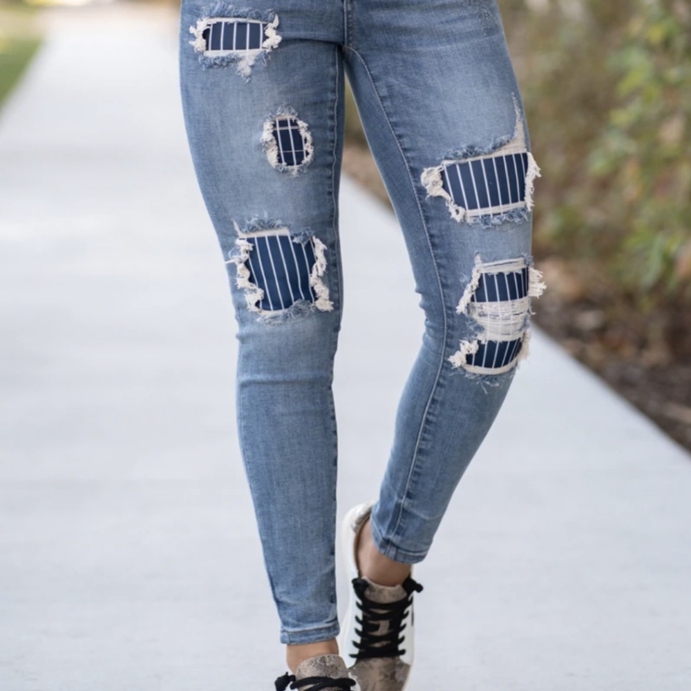 Judy Blue Patch work jeans